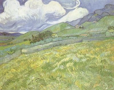 Vincent Van Gogh Mountainous Landscape behind Saint-Paul Hospital (nn04) china oil painting image